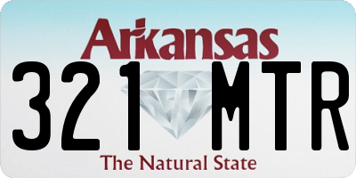 AR license plate 321MTR