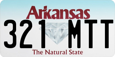 AR license plate 321MTT
