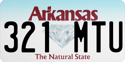 AR license plate 321MTU