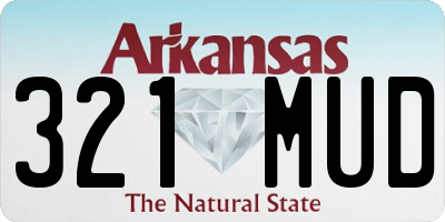 AR license plate 321MUD