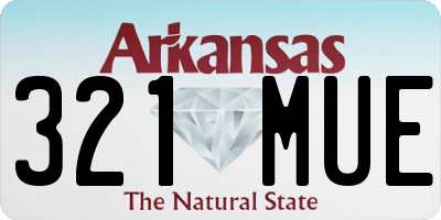 AR license plate 321MUE