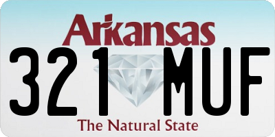 AR license plate 321MUF