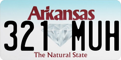 AR license plate 321MUH