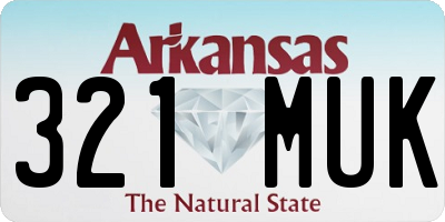 AR license plate 321MUK