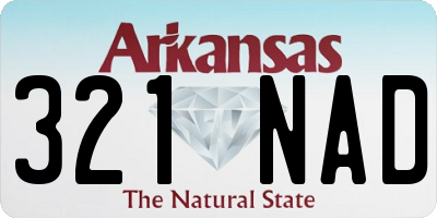 AR license plate 321NAD