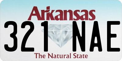 AR license plate 321NAE