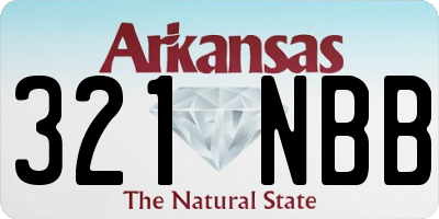 AR license plate 321NBB