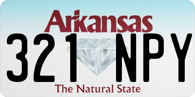 AR license plate 321NPY