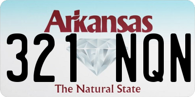 AR license plate 321NQN