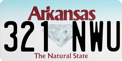 AR license plate 321NWU
