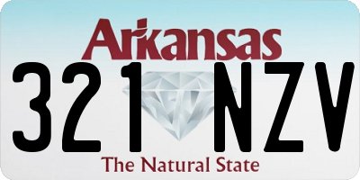 AR license plate 321NZV