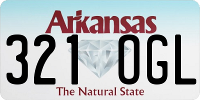 AR license plate 321OGL