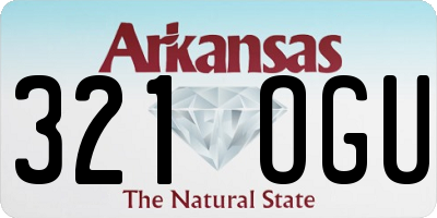 AR license plate 321OGU