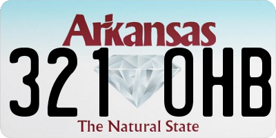AR license plate 321OHB