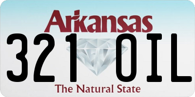AR license plate 321OIL