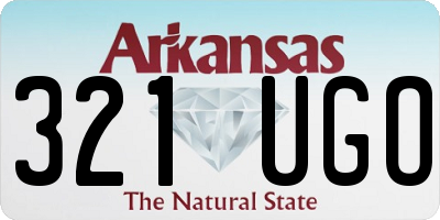 AR license plate 321UGO