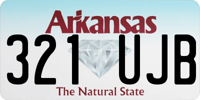 AR license plate 321UJB