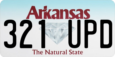 AR license plate 321UPD