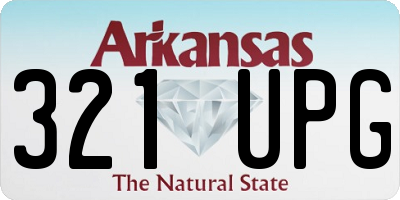 AR license plate 321UPG