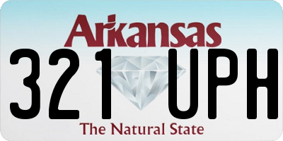 AR license plate 321UPH