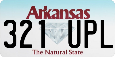 AR license plate 321UPL