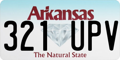 AR license plate 321UPV