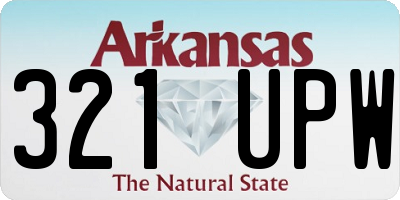 AR license plate 321UPW