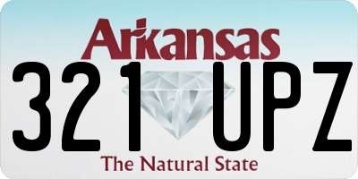 AR license plate 321UPZ