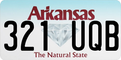 AR license plate 321UQB