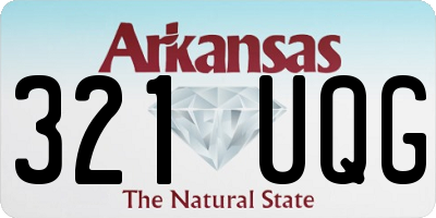 AR license plate 321UQG