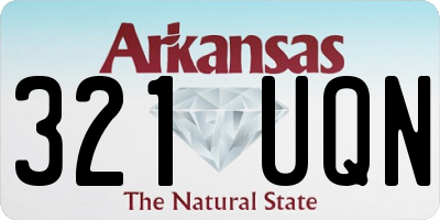 AR license plate 321UQN