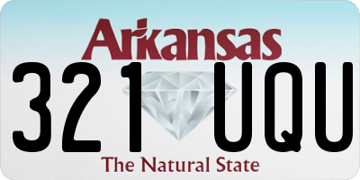 AR license plate 321UQU