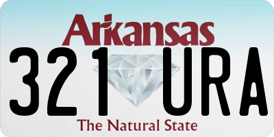 AR license plate 321URA