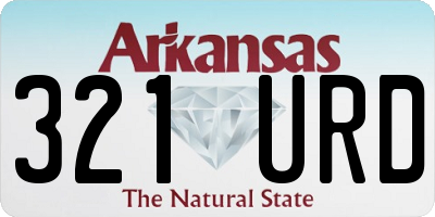 AR license plate 321URD