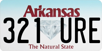 AR license plate 321URE