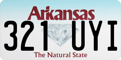 AR license plate 321UYI