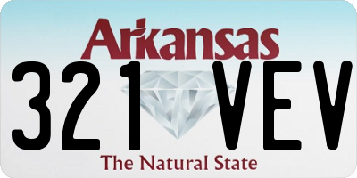 AR license plate 321VEV
