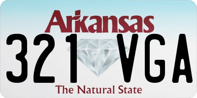 AR license plate 321VGA