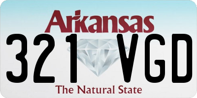 AR license plate 321VGD