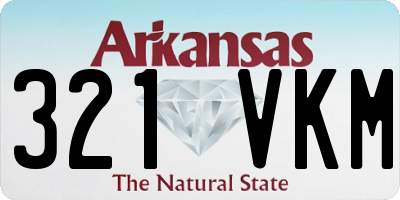 AR license plate 321VKM