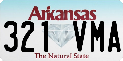 AR license plate 321VMA