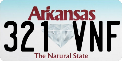 AR license plate 321VNF
