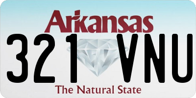 AR license plate 321VNU