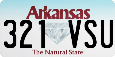 AR license plate 321VSU