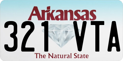 AR license plate 321VTA