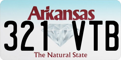 AR license plate 321VTB