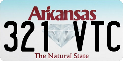 AR license plate 321VTC