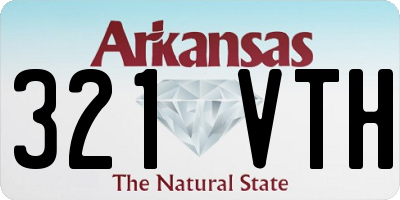 AR license plate 321VTH