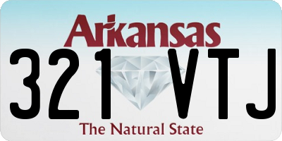 AR license plate 321VTJ