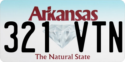 AR license plate 321VTN